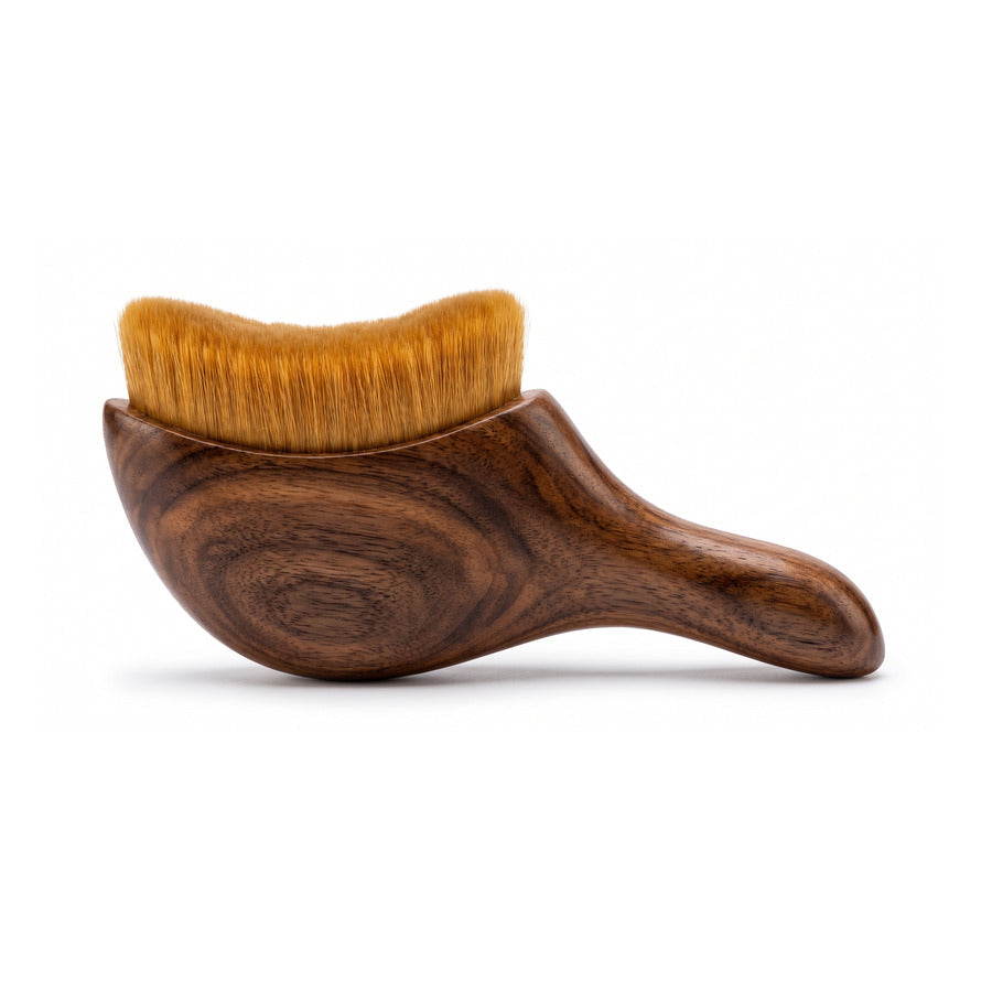 Brosse Gua Sha lymphatique en bois, 8 cm